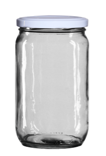 Syltetøyglass 750 ml med lokk